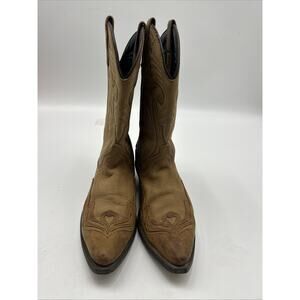 Masterson RB890 Women's Leather Western Cowgirl TAN Boots Size 9M